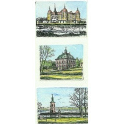 143; 173; 322 Moritzburg Trilogie 2je 5x7cm und 1 - 5x6cm