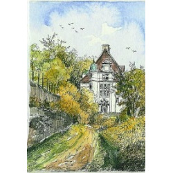 74 Am Hohenhaus Radebeul 7,5x10cm