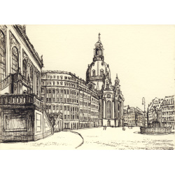 680 neumarkt Dresden 9x13cm