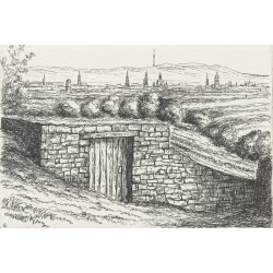 778 Altes Weinbergtor vor Dresden 9x13cm