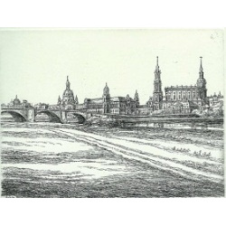 203 Dresden Canalettoblick 15x20cm